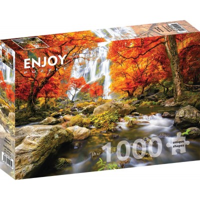 Puzzle Enjoy-Puzzle-1245 Autumn Waterfall