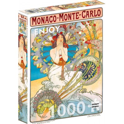 Puzzle Enjoy-Puzzle-1560 Monaco Monte Carlo, Alphonse Mucha