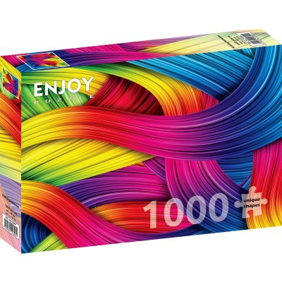 Puzzle Enjoy-Puzzle-1644 Knitting Rainbows