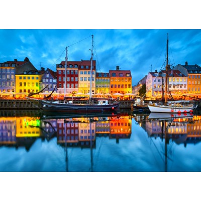 Puzzle Enjoy-Puzzle-2066 Alter Hafen von Kopenhagen