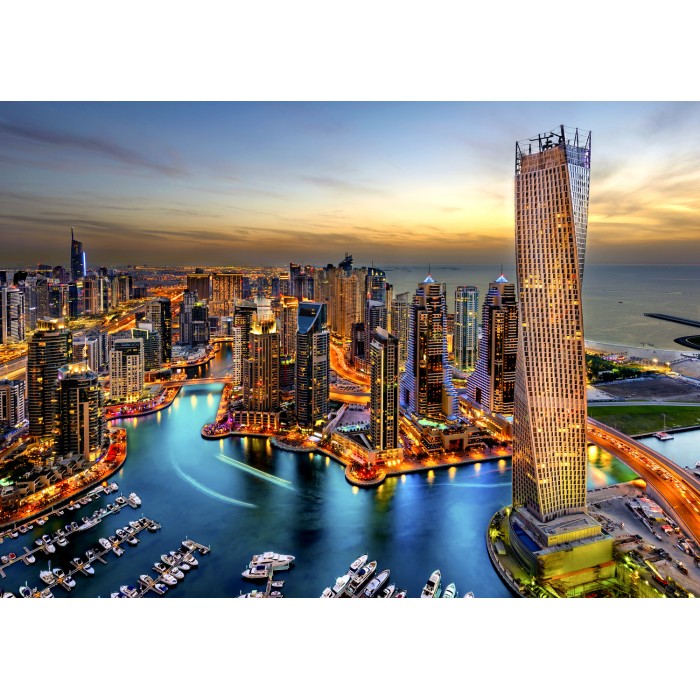 Puzzle  Enjoy-Puzzle-2072 Dubai Marina at Night