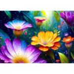 Puzzle  Enjoy-Puzzle-2130 Blumen im Regen