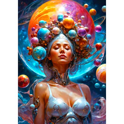 Puzzle Enjoy-Puzzle-2142 Kosmische Göttin