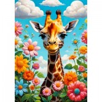 Puzzle  Enjoy-Puzzle-2151 Niedliche Giraffe