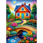 Puzzle  Enjoy-Puzzle-2153 Haus der Farben