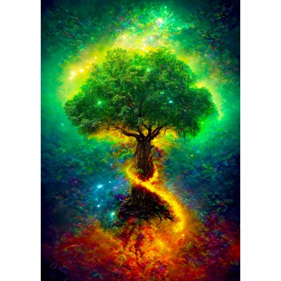 Puzzle Enjoy-Puzzle-2198 Nordischer Lebensbaum