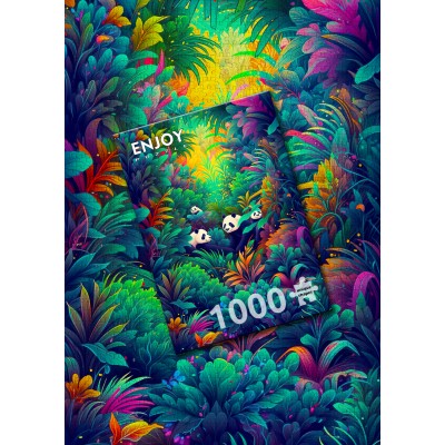 Puzzle Enjoy-Puzzle-2220 Panda-Zufluchtsort