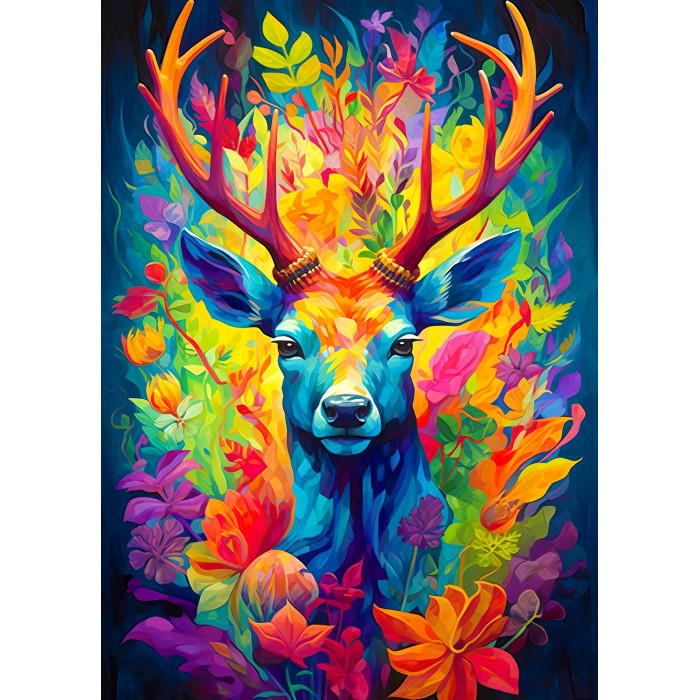 Puzzle  Enjoy-Puzzle-2222 Gekrönter Hirsch