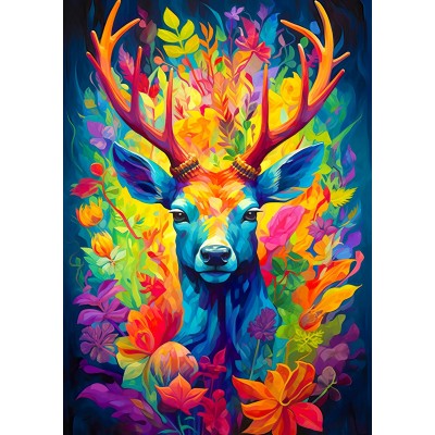 Puzzle Enjoy-Puzzle-2222 Gekrönter Hirsch