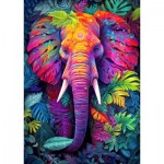 Puzzle  Enjoy-Puzzle-2223 Getarnter Elefant