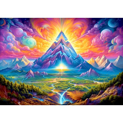 Puzzle Enjoy-Puzzle-2230 Wald-Pyramiden