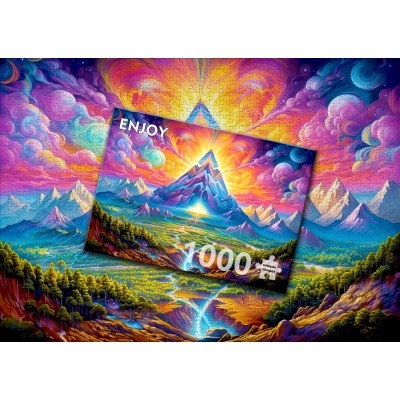 Puzzle Enjoy-Puzzle-2230 Wald-Pyramiden