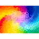 Rainbow Gradient Poligonal Swirl