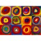 Vassily Kandinsky - Color Study: Squares with Concentric Circles