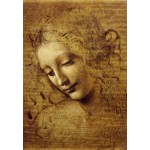 Puzzle  Grafika-F-30995 Leonardo da Vinci: Gesicht der Giovane Fanciulla, 1508