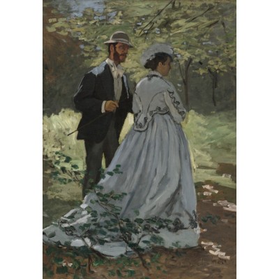 Puzzle Grafika-F-31061 Claude Monet - Bazille und Camille, 1865