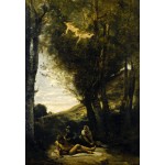 Puzzle  Grafika-F-31216 Jean-Baptiste-Camille Corot: Saint Sebastian Succored by the Holy Women, 1874