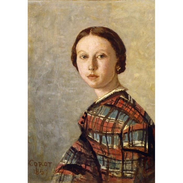 Puzzle  Grafika-F-31228 Jean-Baptiste-Camille Corot: Portrait of a Young Girl, 1859