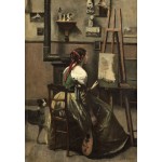 Puzzle  Grafika-F-31230 Jean-Baptiste-Camille Corot: The Artist's Studio, 1868