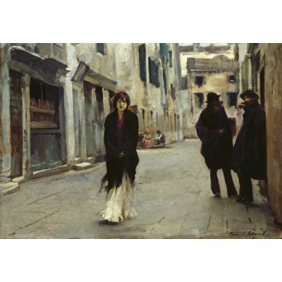 Puzzle Grafika-F-31262 John Singer Sargent: Street in Venice, 1882
