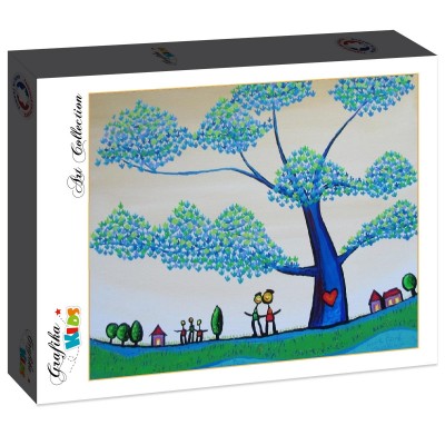 Puzzle Grafika-F-31623 Anne Poiré & Patrick Guallino - Feuilles Protectrices