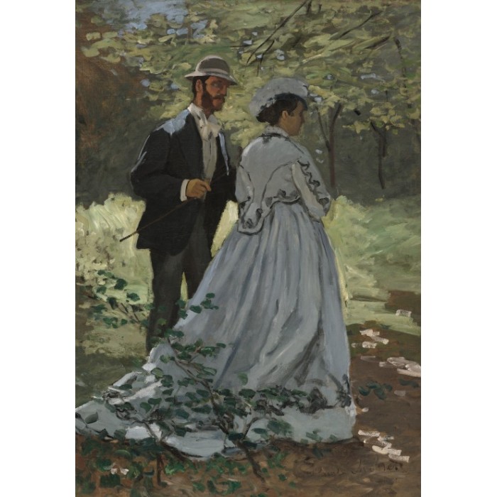 Claude Monet - Bazille und Camille, 1865