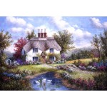 Puzzle  Grafika-F-32078 Dennis Lewan - Swan Creek Cottage