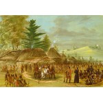 Puzzle  Grafika-F-32114 George Catlin: Chief of the Taensa Indians Receiving La Salle. March 20, 1682, 1847-1848