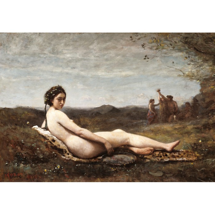 Puzzle  Grafika-F-32156 Jean-Baptiste-Camille Corot: Repose, 1860