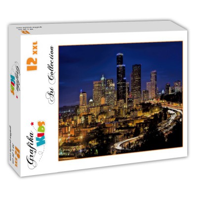 Puzzle Grafika-Kids-00680 XXL Teile - Seattle by Night