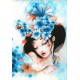 XXL Teile - Misstigri: Blue Flowers