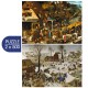 2 Puzzles - The Art of Pieter Brueghel: Flemish Proverbs - The Enumeration of Bethlehem