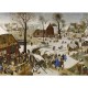 2 Puzzles - The Art of Pieter Brueghel: Flemish Proverbs - The Enumeration of Bethlehem
