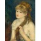 Auguste Renoir: Young Woman Braiding Her Hair, 1876