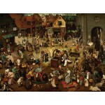 Puzzle   Brueghel Pieter: Der Kampf zwischen Karneval und Fasten, 1559