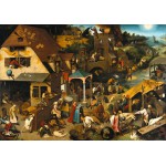 Puzzle  Grafika-00706 Brueghel Pieter: Die niederländischen Sprichwörter, 1559