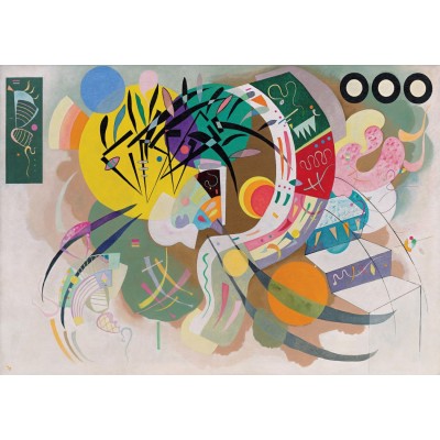 Puzzle Grafika-F-30042 Wassily Kandinsky - Dominant Curve, 1936