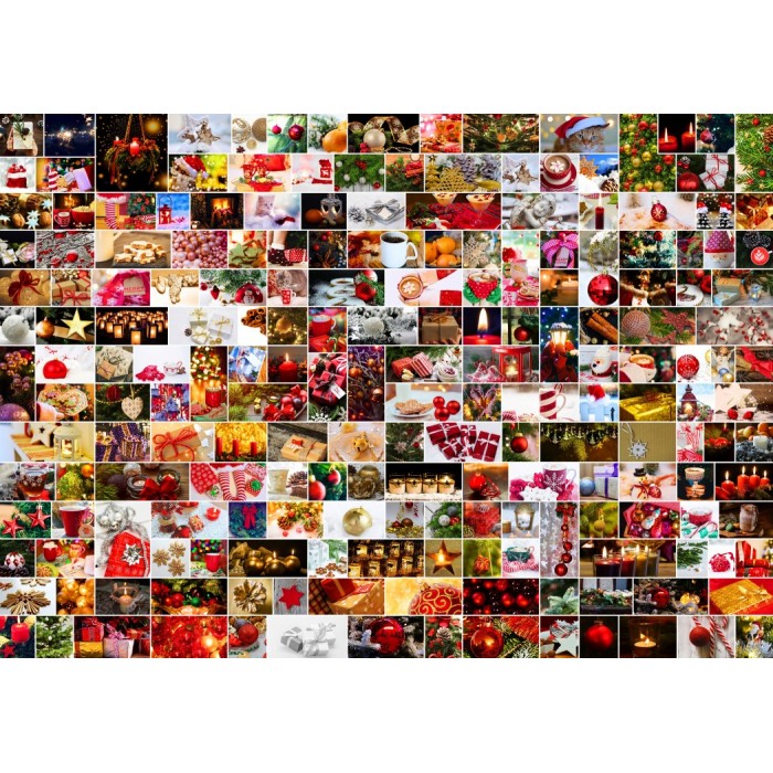 Puzzle Grafika-F-30059 Collage - Weihnachten