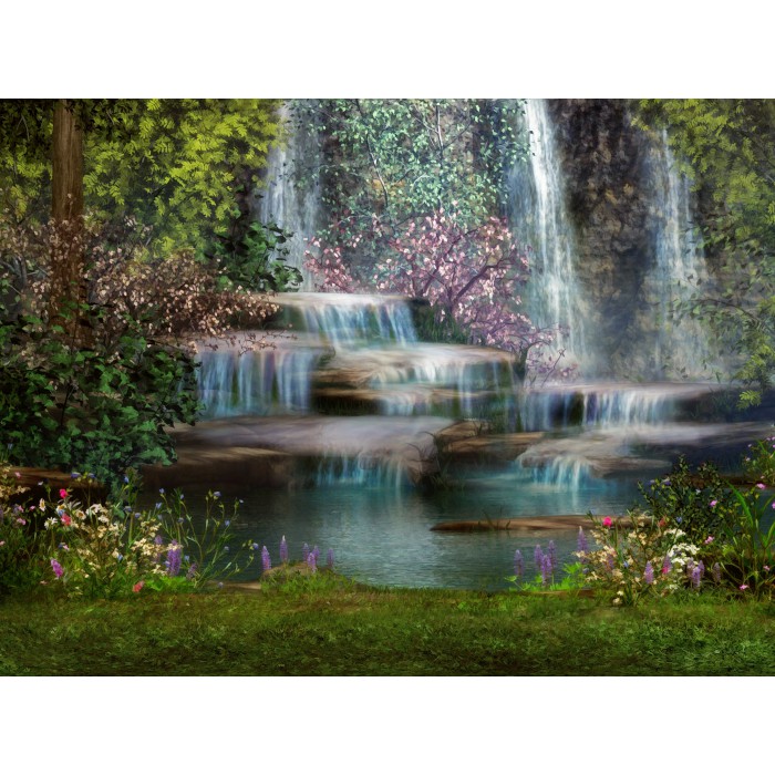 Puzzle Grafika-F-30061 Bezaubernder Wasserfall