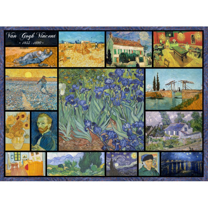 Puzzle Grafika-F-30069 Collage - Vincent Van Gogh