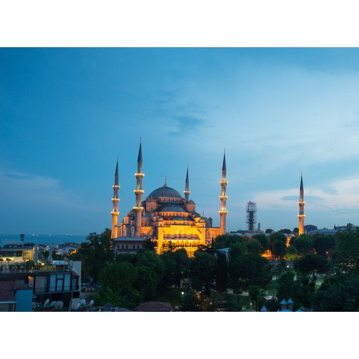 Puzzle Grafika-F-30318 Blaue Moschee, Türkei