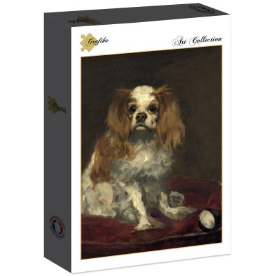 Puzzle Grafika-F-30469 Edouard Manet: A King Charles Spaniel, 1866