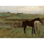 Puzzle  Grafika-F-30485 Edgar Degas: Horses in a Meadow, 1871