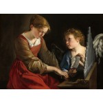 Puzzle  Grafika-F-30490 Orazio Gentileschi and Giovanni Lanfranco: Saint Cecilia and an Angel, 1617/1618