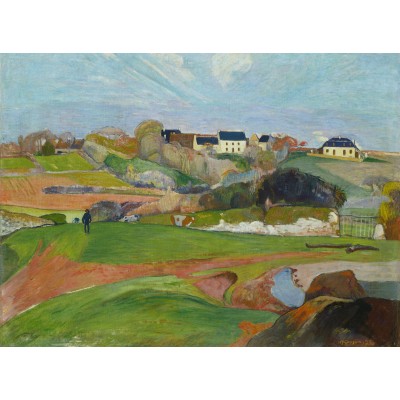 Puzzle Grafika-F-30510 Paul Gauguin : Landscape at Le Pouldu, 1890