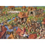 Puzzle  Grafika-F-30604 François Ruyer - Kaninchen