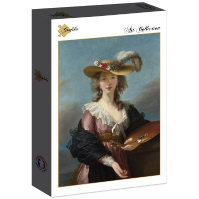 Puzzle Grafika-F-30610 Elisabeth Vigée-Lebrun: Self-portrait in a Straw Hat, 1782