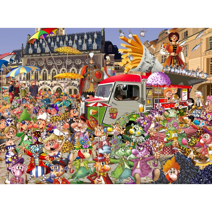 Puzzle Grafika-F-30822 Braderie von Lille