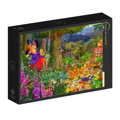 Puzzle Grafika-F-32336 The Witch Picnic