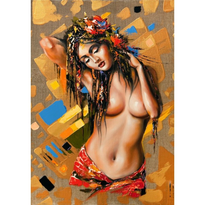 Puzzle Grafika-F-32798 Schöne nackte Frau